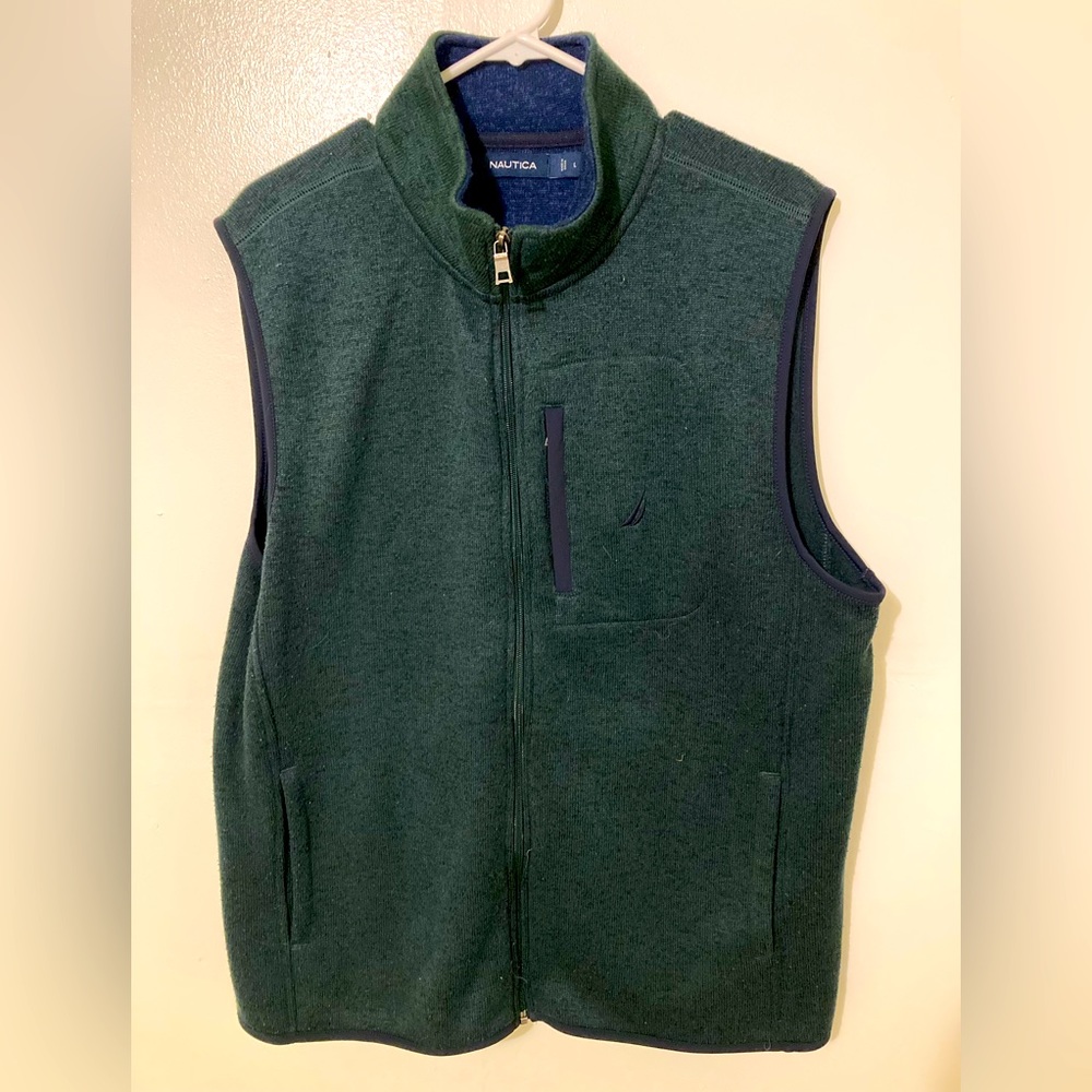 Nautica Green Sweater Vest